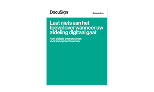 Best practice Acht Digitale Voor InkoopProfessionals