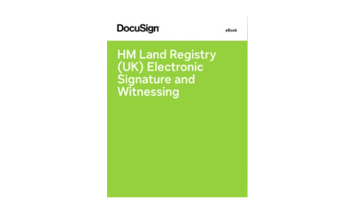 HM Land Registry (UK) Electronic Firma e Testimone